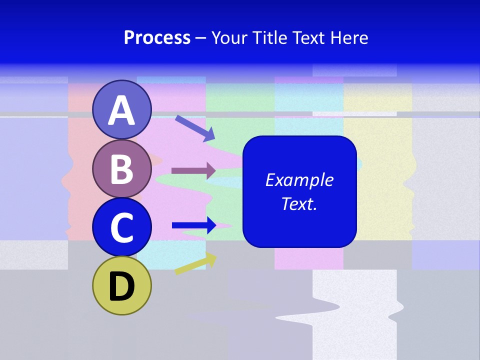 Distorted Television Bars Signal. Error On The Test Signal. PowerPoint Template