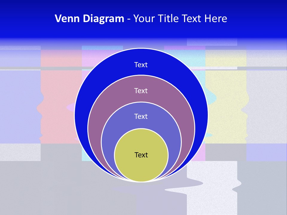 Distorted Television Bars Signal. Error On The Test Signal. PowerPoint Template