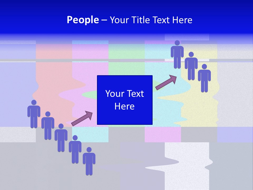 Distorted Television Bars Signal. Error On The Test Signal. PowerPoint Template