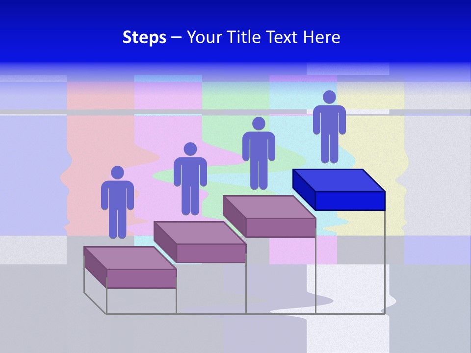 Distorted Television Bars Signal. Error On The Test Signal. PowerPoint Template