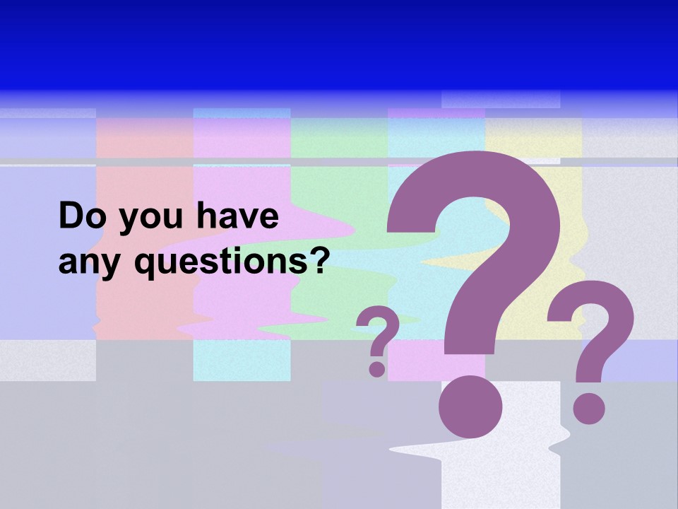 Distorted Television Bars Signal. Error On The Test Signal. PowerPoint Template