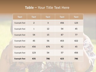 Brother And Sister Playing Outside PowerPoint Template