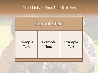 Brother And Sister Playing Outside PowerPoint Template