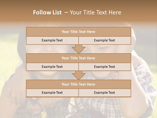 Brother And Sister Playing Outside PowerPoint Template