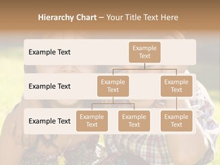 Brother And Sister Playing Outside PowerPoint Template