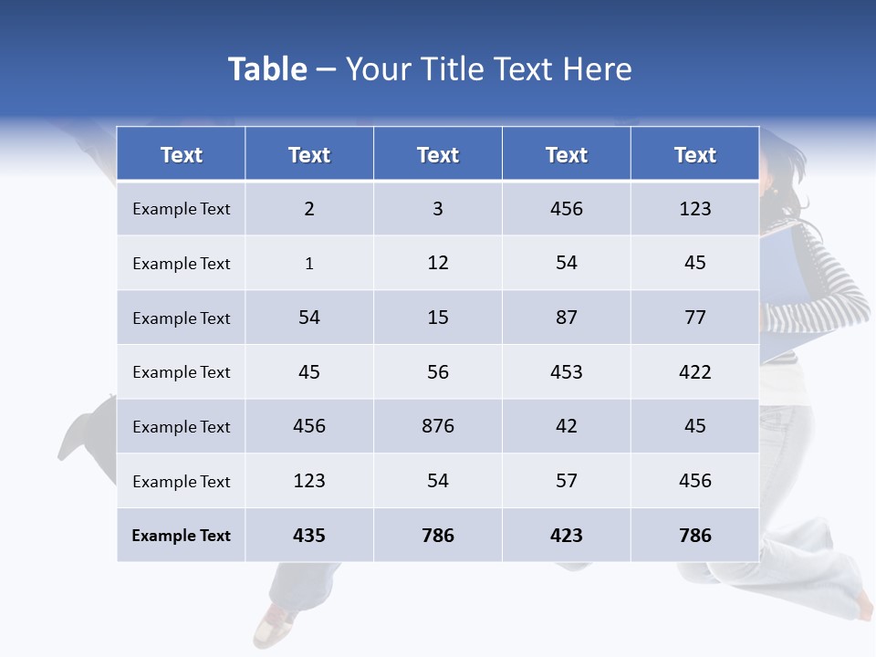 Excited Group Of Students Jumping, Isolated Over White PowerPoint Template