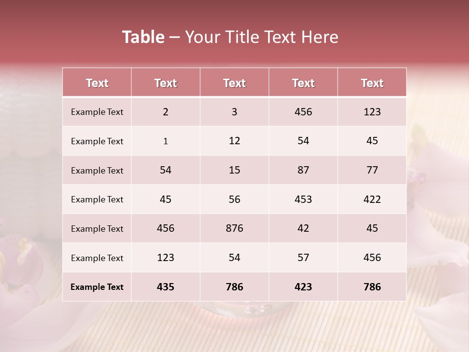 A Bottle Of Perfume Next To A Towel And Flowers PowerPoint Template