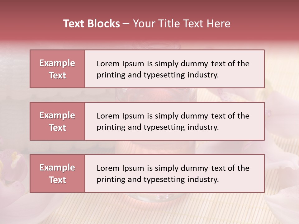 A Bottle Of Perfume Next To A Towel And Flowers PowerPoint Template