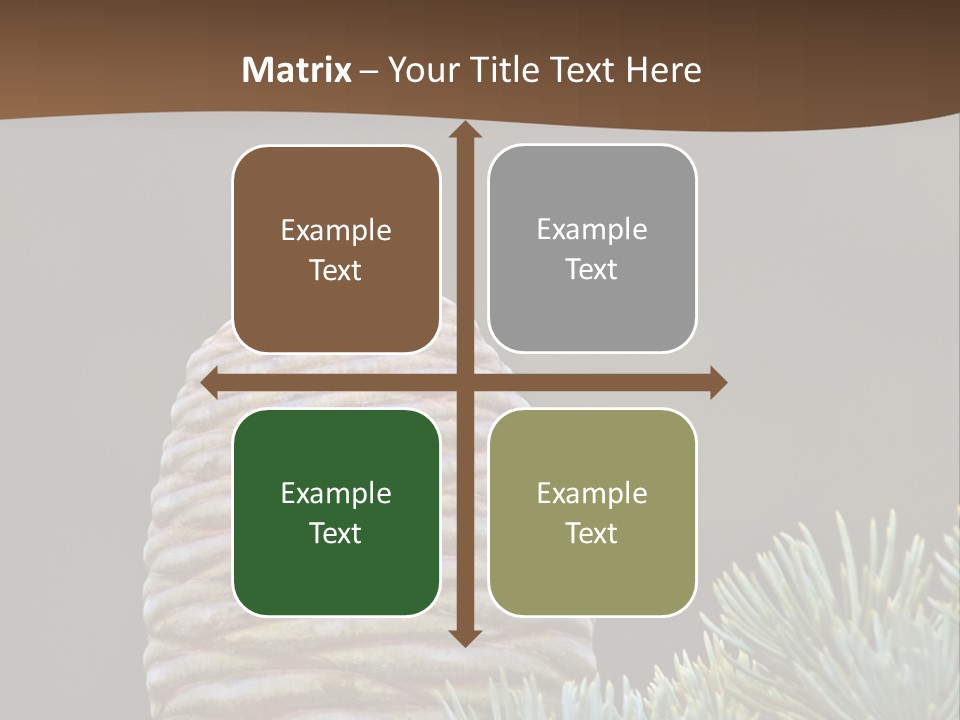 Cedar Cone PowerPoint Template