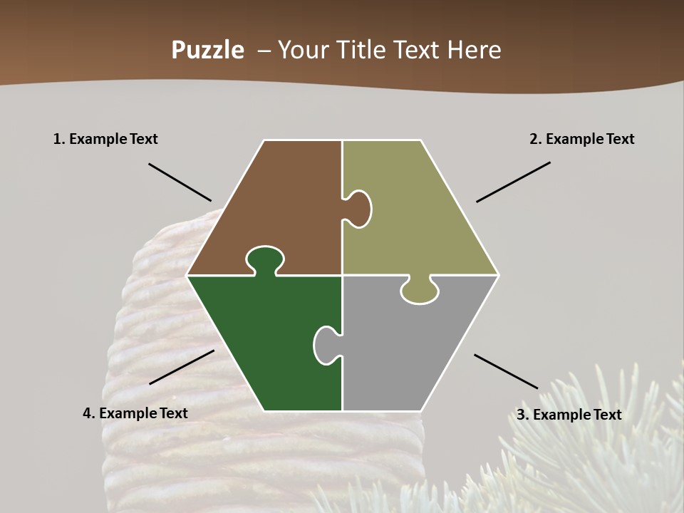 Cedar Cone PowerPoint Template