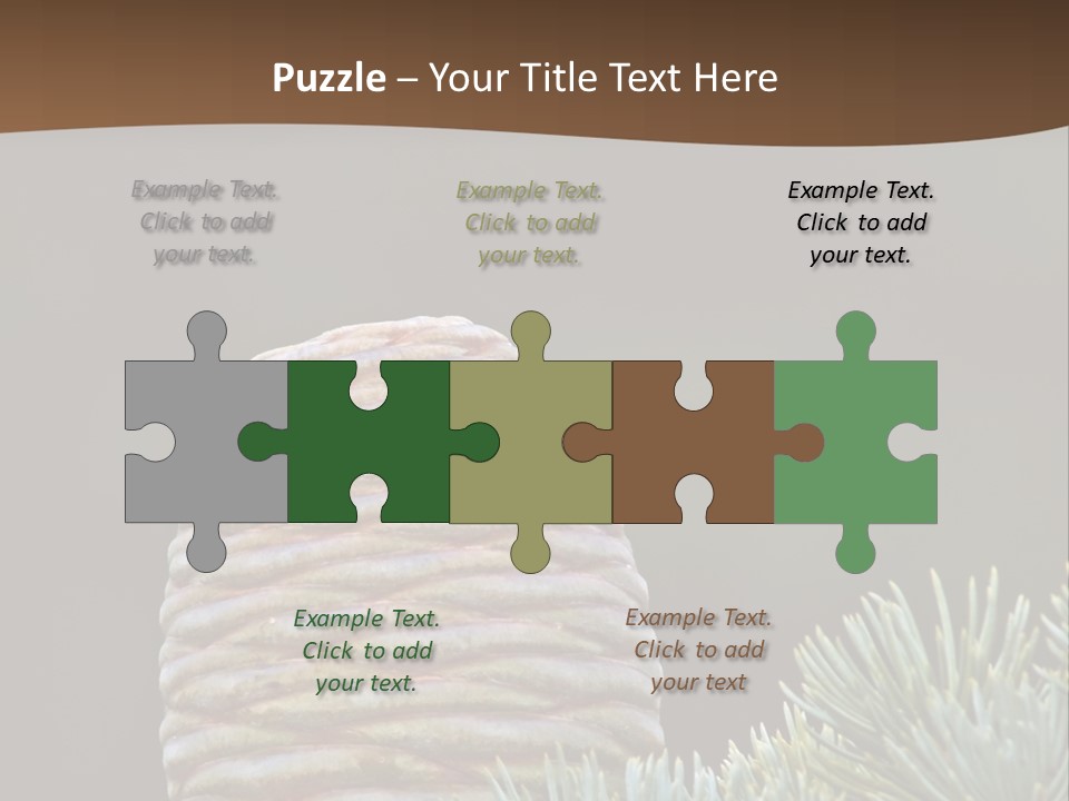 Cedar Cone PowerPoint Template