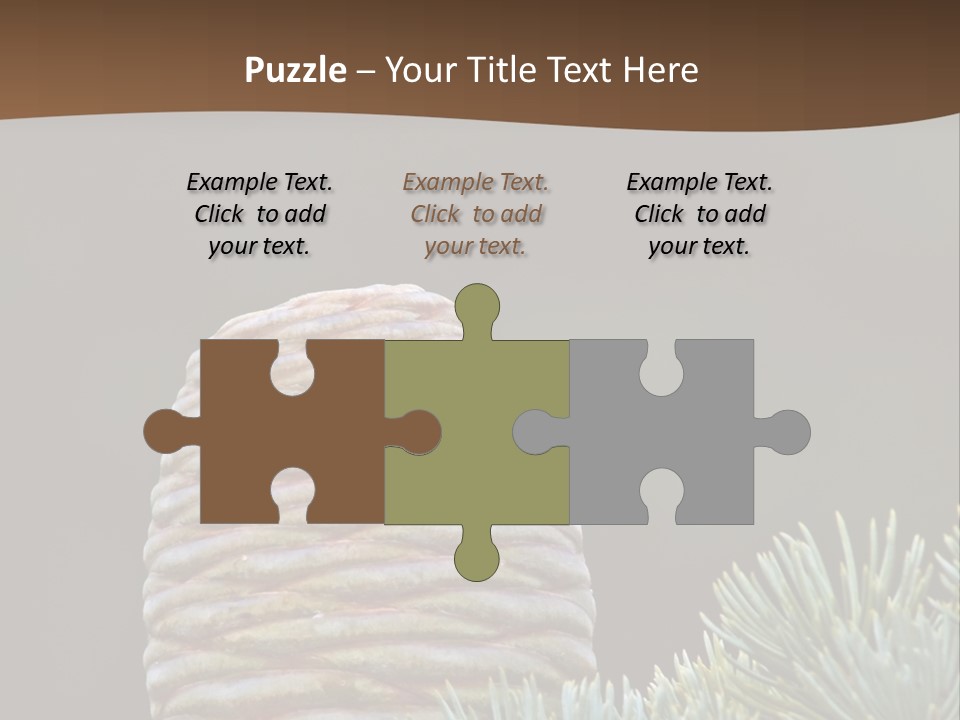 Cedar Cone PowerPoint Template