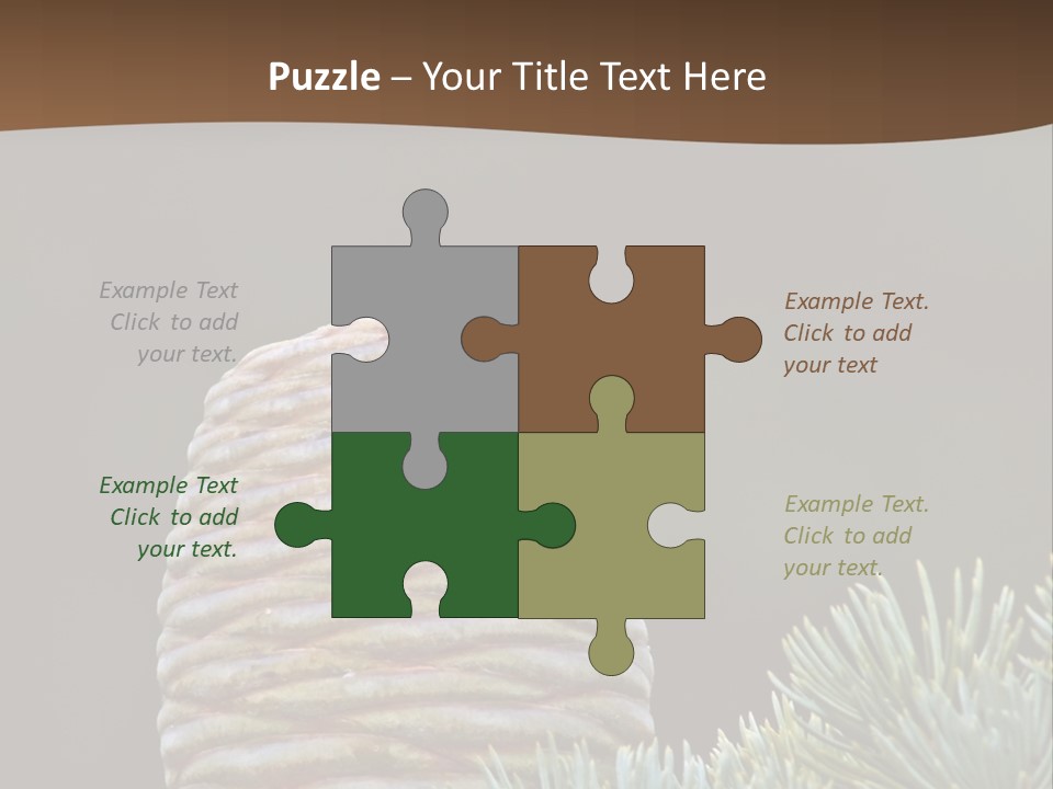 Cedar Cone PowerPoint Template