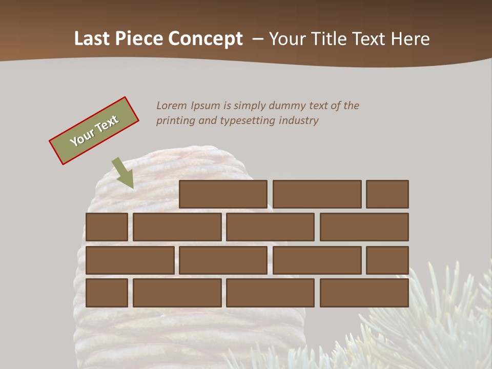 Cedar Cone PowerPoint Template