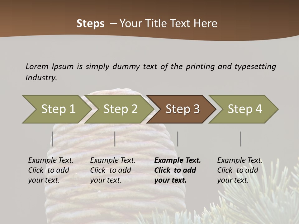 Cedar Cone PowerPoint Template