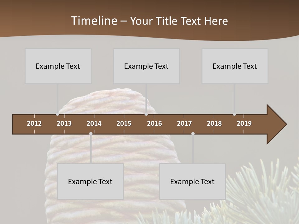 Cedar Cone PowerPoint Template