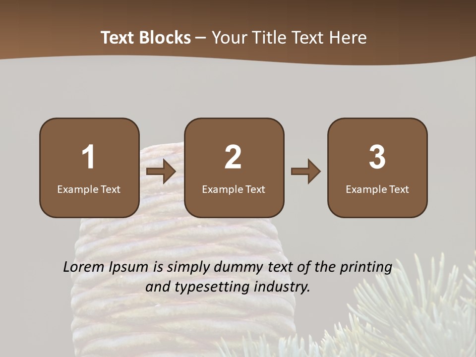 Cedar Cone PowerPoint Template