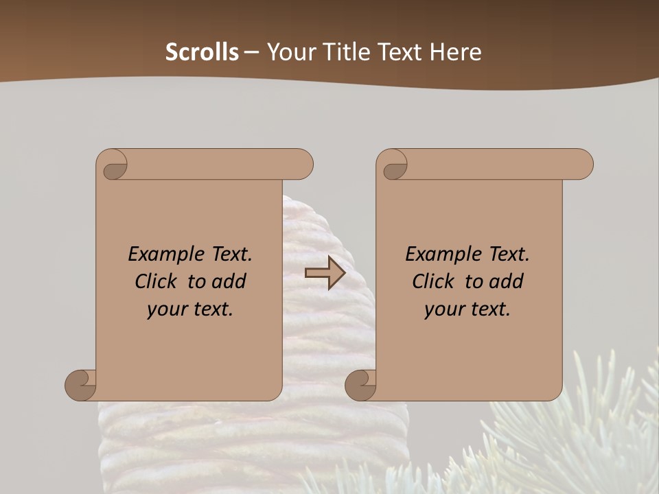 Cedar Cone PowerPoint Template