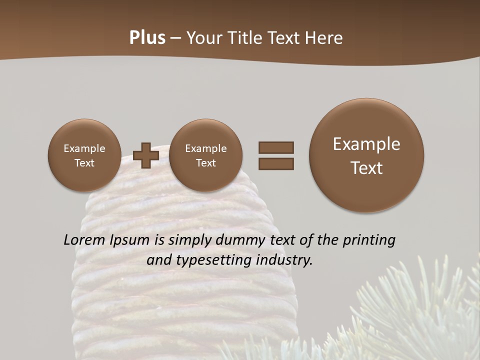 Cedar Cone PowerPoint Template