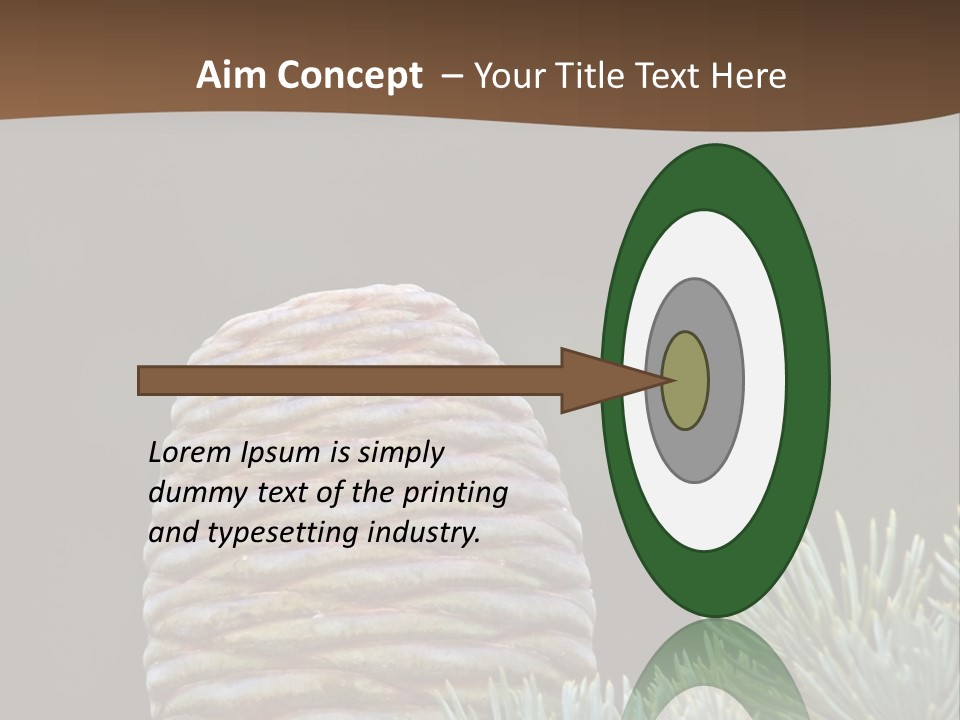 Cedar Cone PowerPoint Template