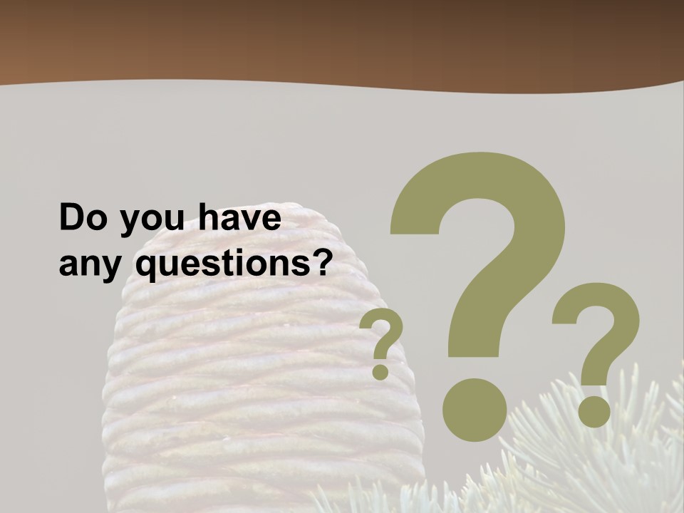 Cedar Cone PowerPoint Template