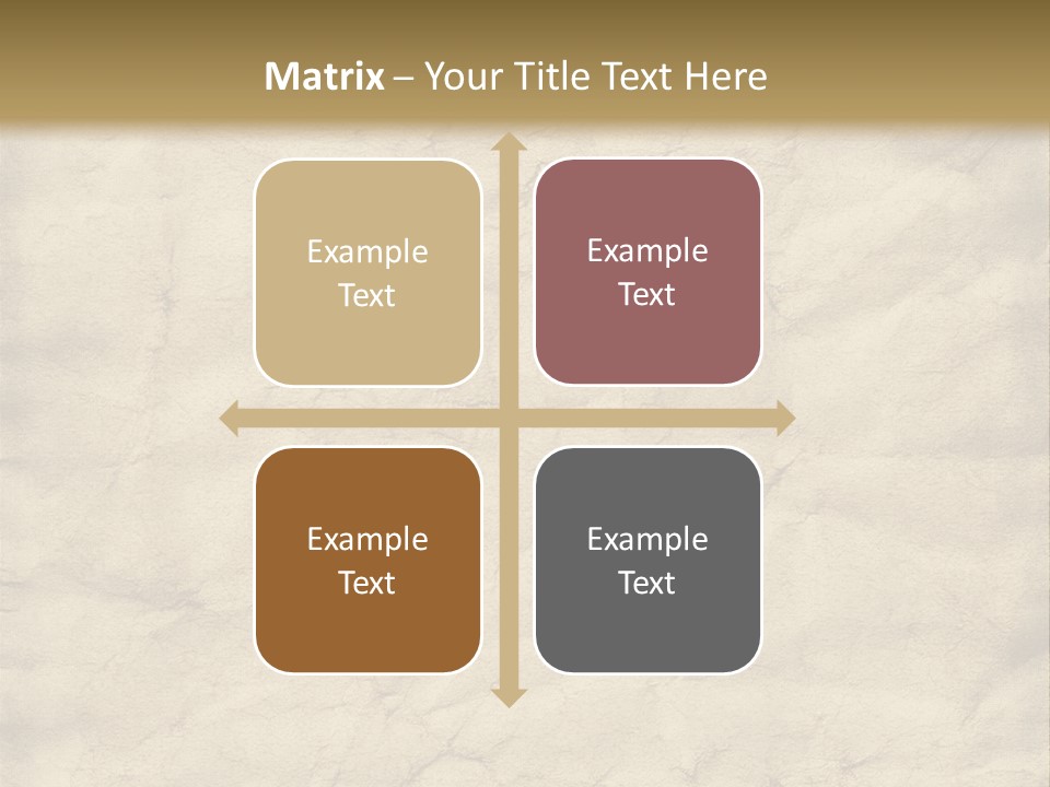 Old Grungy And Creased Paper Background. PowerPoint Template