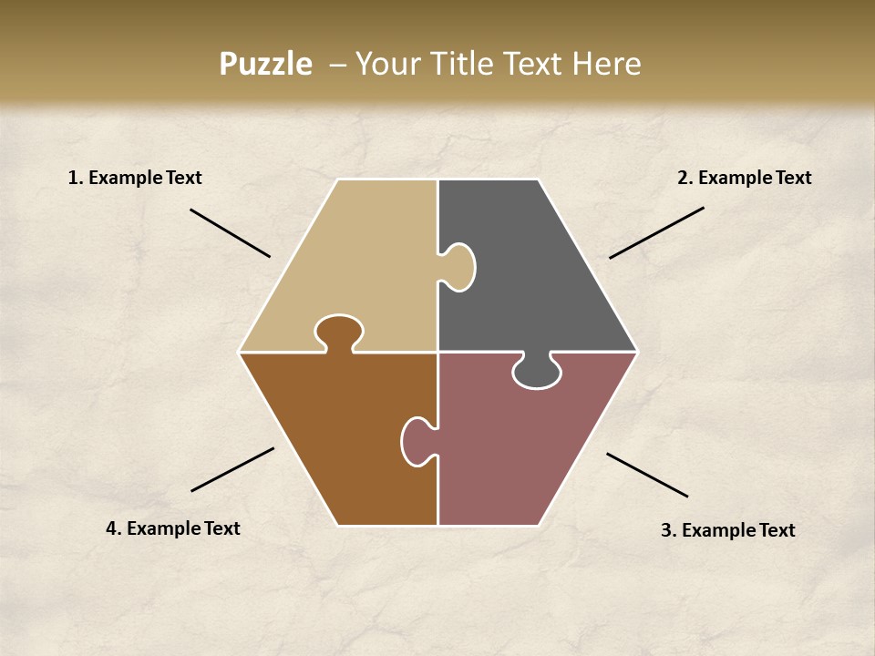 Old Grungy And Creased Paper Background. PowerPoint Template