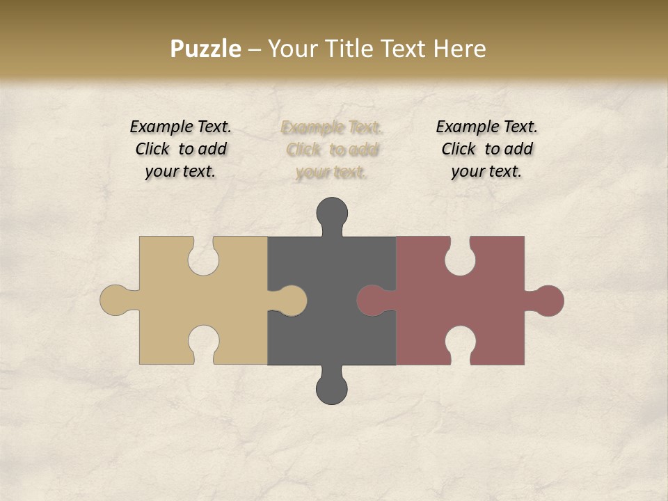 Old Grungy And Creased Paper Background. PowerPoint Template