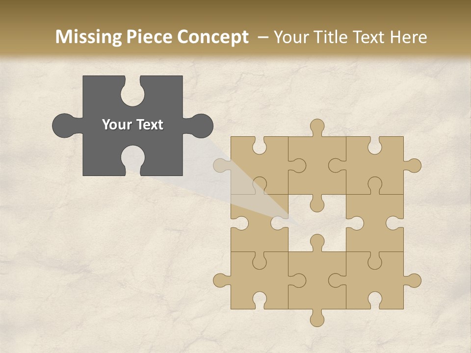 Old Grungy And Creased Paper Background. PowerPoint Template