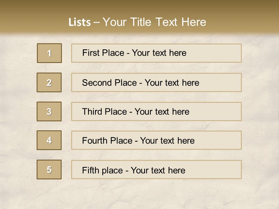 Old Grungy And Creased Paper Background. PowerPoint Template