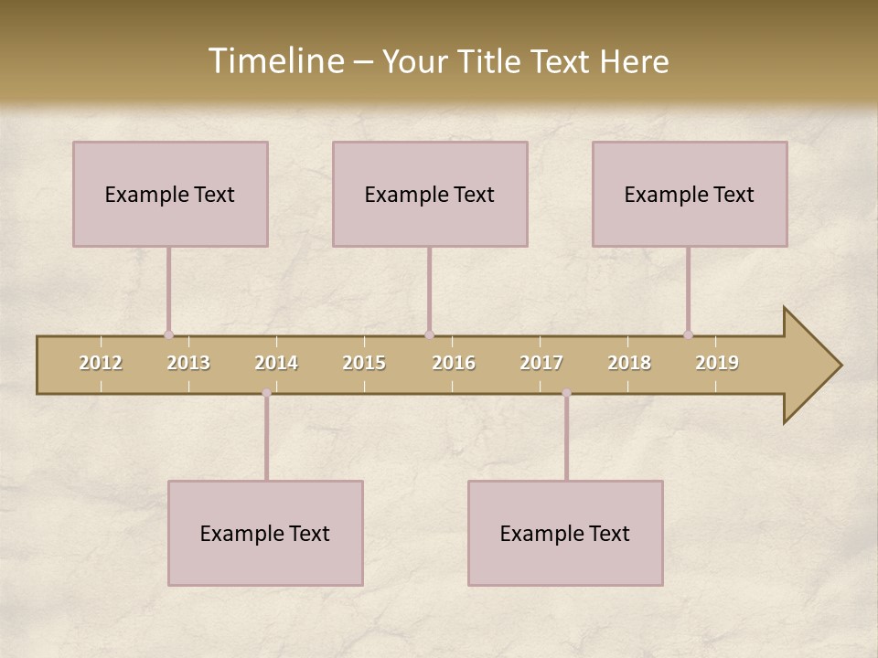 Old Grungy And Creased Paper Background. PowerPoint Template