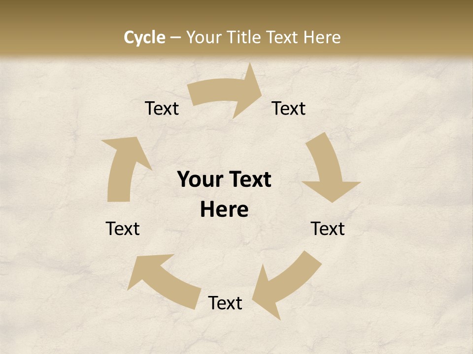 Old Grungy And Creased Paper Background. PowerPoint Template