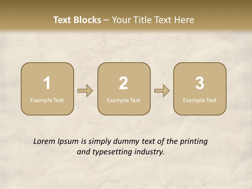 Old Grungy And Creased Paper Background. PowerPoint Template