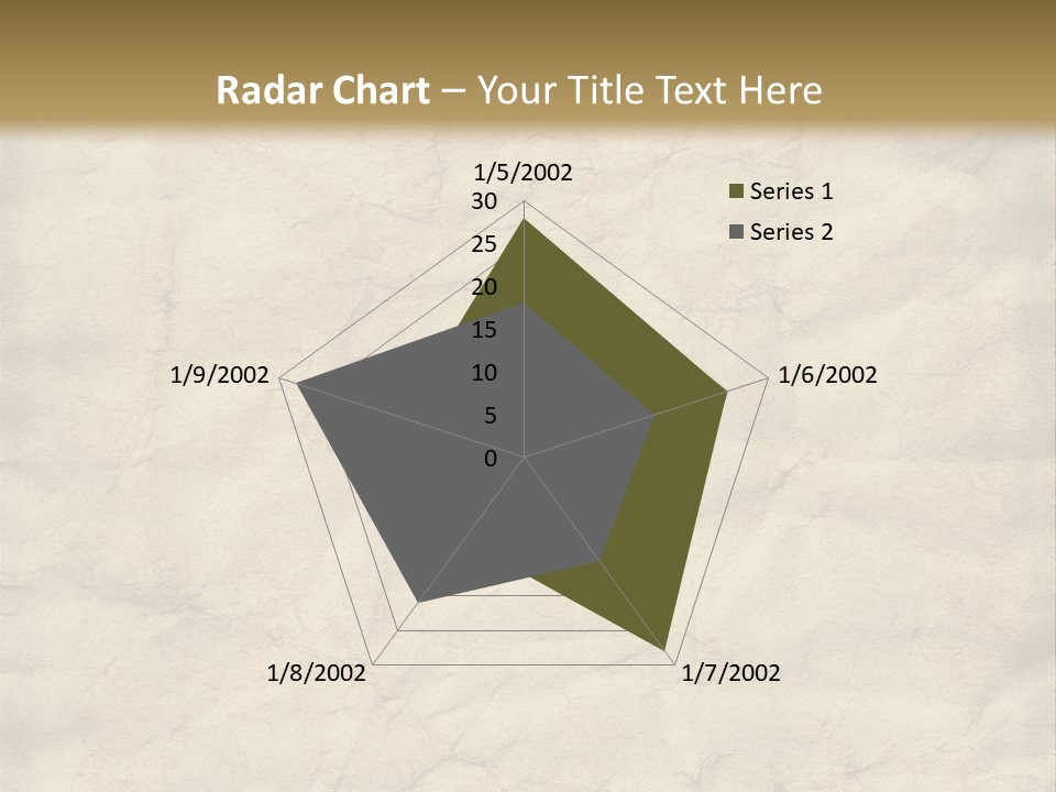 Old Grungy And Creased Paper Background. PowerPoint Template