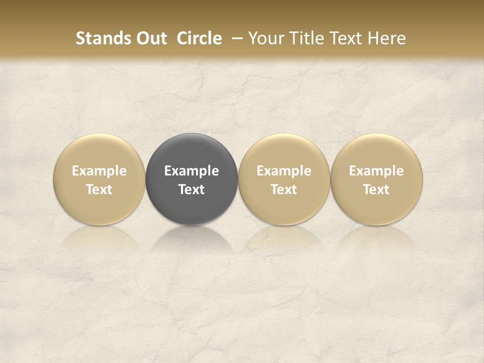 Old Grungy And Creased Paper Background. PowerPoint Template