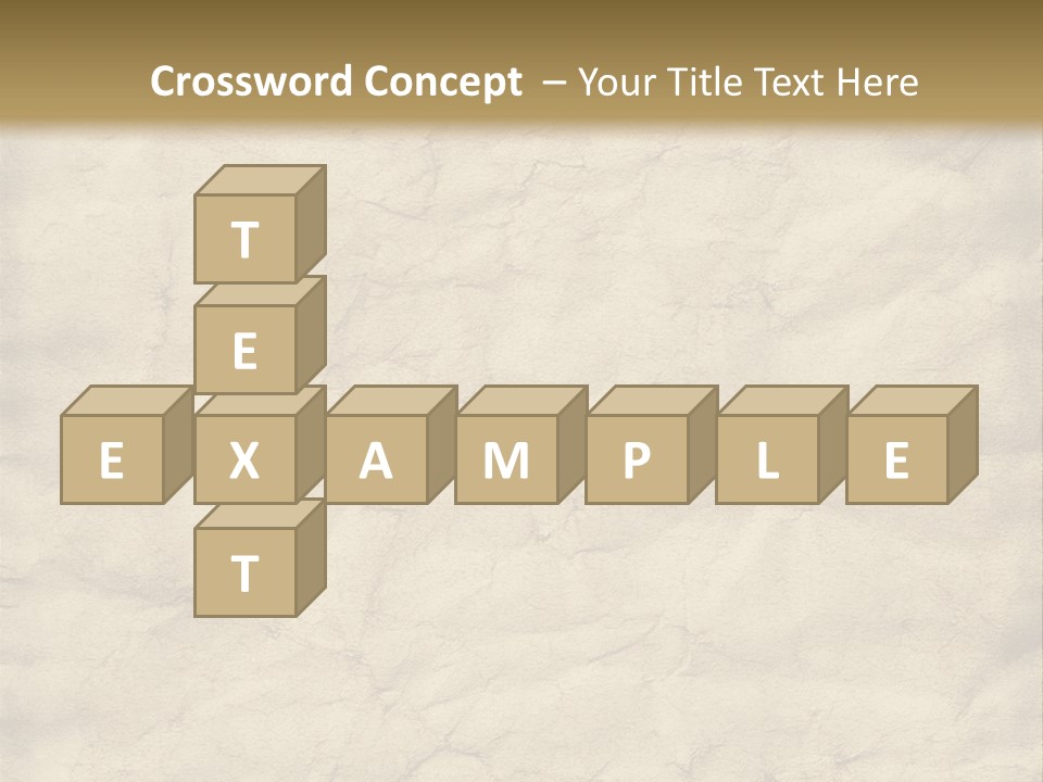 Old Grungy And Creased Paper Background. PowerPoint Template