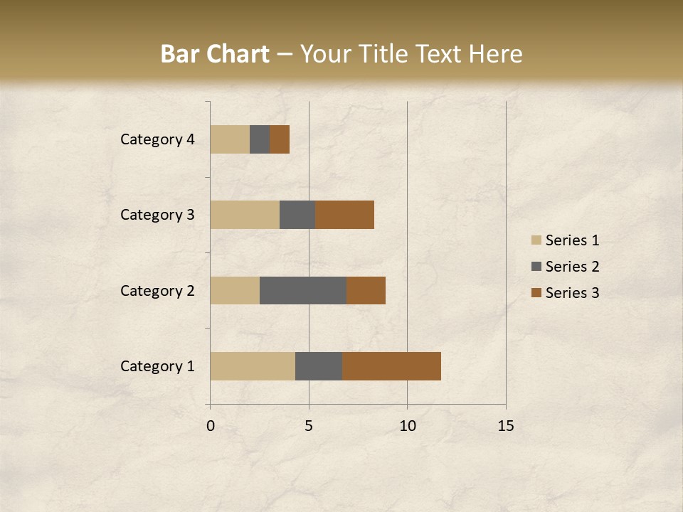 Old Grungy And Creased Paper Background. PowerPoint Template
