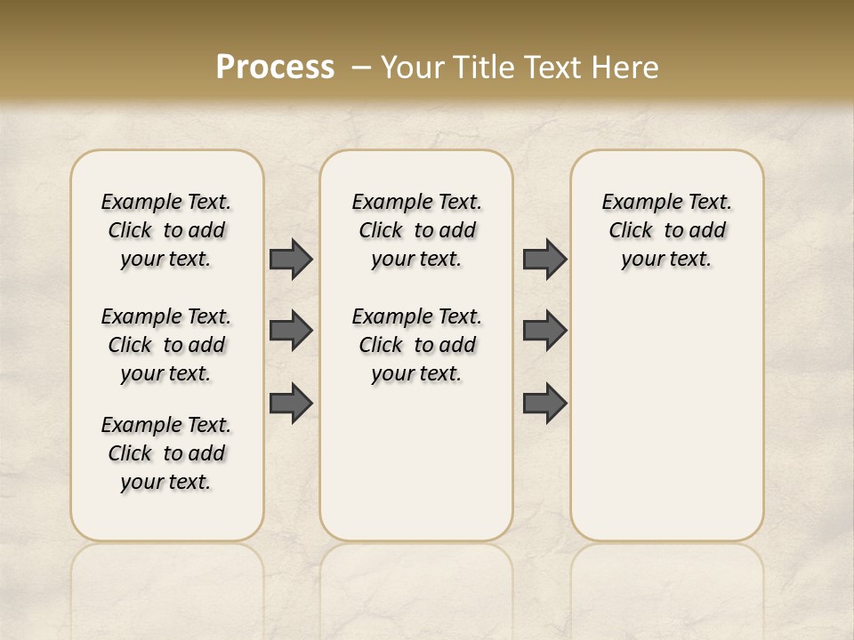 Old Grungy And Creased Paper Background. PowerPoint Template