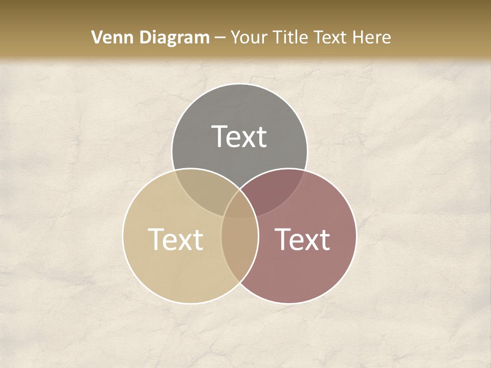 Old Grungy And Creased Paper Background. PowerPoint Template