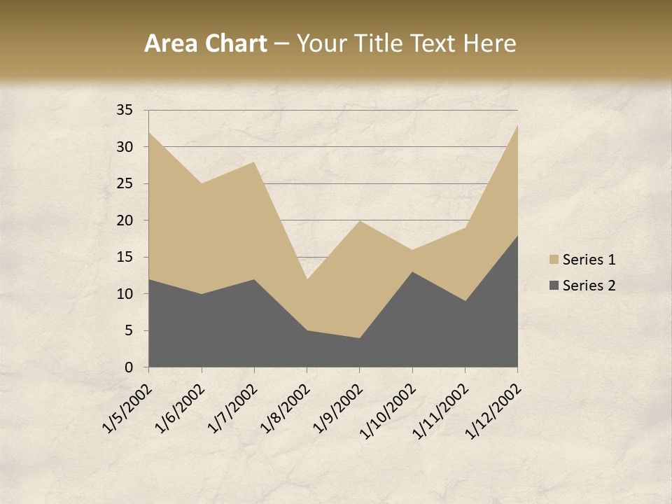 Old Grungy And Creased Paper Background. PowerPoint Template