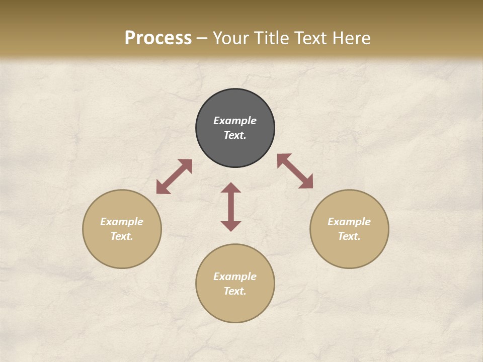 Old Grungy And Creased Paper Background. PowerPoint Template