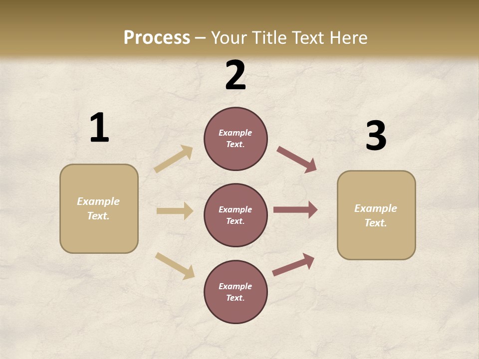 Old Grungy And Creased Paper Background. PowerPoint Template
