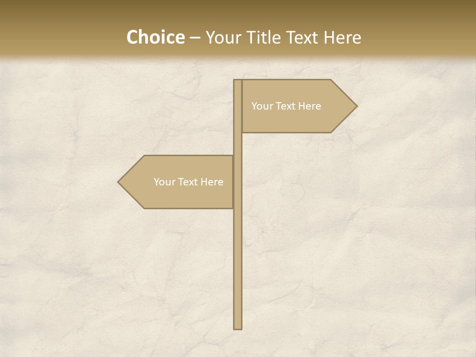 Old Grungy And Creased Paper Background. PowerPoint Template