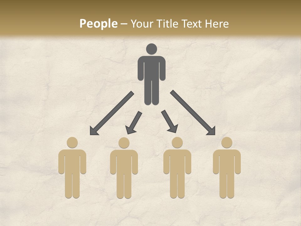 Old Grungy And Creased Paper Background. PowerPoint Template