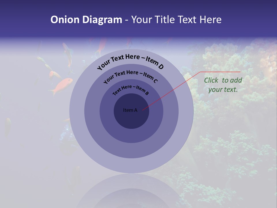 Scuba Divers And Coral Reef PowerPoint Template