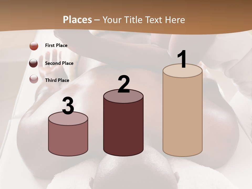 Lifestyle, African American Man Having A Massage Treat At The Spa, Or Injury Chiropractor PowerPoint Template