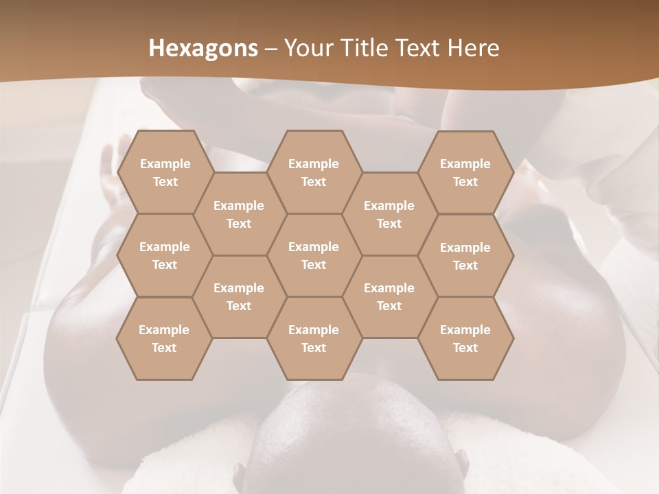 Lifestyle, African American Man Having A Massage Treat At The Spa, Or Injury Chiropractor PowerPoint Template