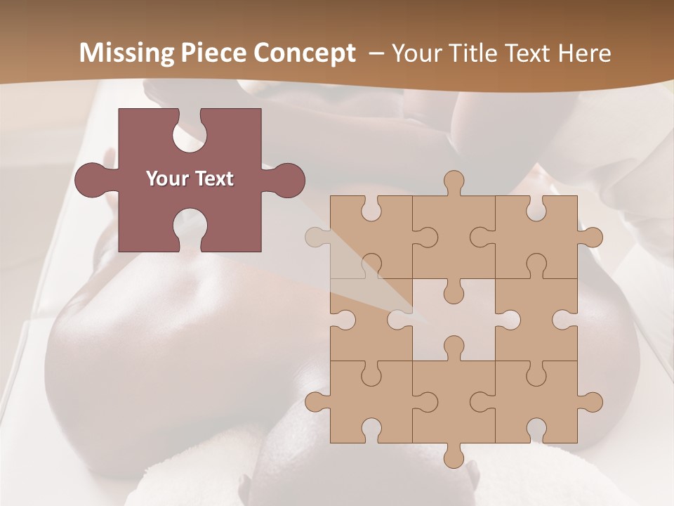 Lifestyle, African American Man Having A Massage Treat At The Spa, Or Injury Chiropractor PowerPoint Template