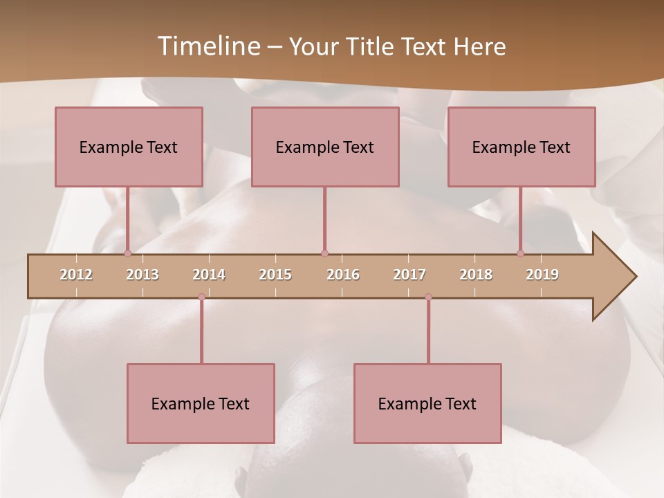 Lifestyle, African American Man Having A Massage Treat At The Spa, Or Injury Chiropractor PowerPoint Template