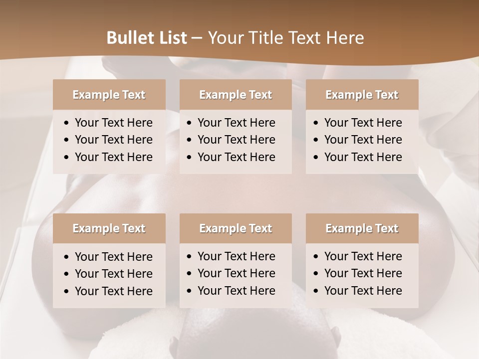 Lifestyle, African American Man Having A Massage Treat At The Spa, Or Injury Chiropractor PowerPoint Template